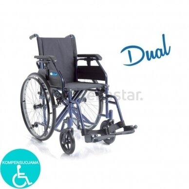 Sulankstomas neįgaliojo vežimėlis DUAL SERIES CP200-46