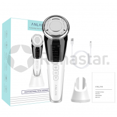 ANLAN EMS Facial Massager Red and Blue light therapy Beauty Device