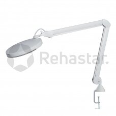 Luminaire with magnifying glass LED HF