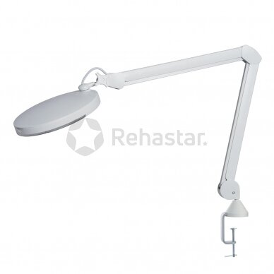 Luminaire with magnifying glass LED HF