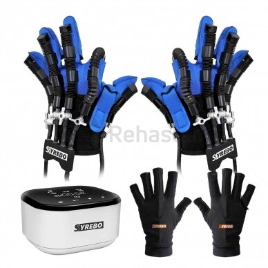 SYREBO robotinės pirštinės rankų reabilitacijai