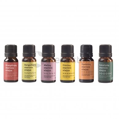 TOP essential oils in an aromatherapy box