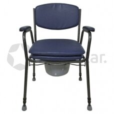 Toilet chair with upholstered seat SIV 04-7400