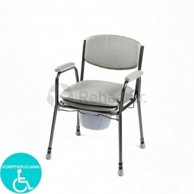 Tualeto kėdė su paminkštinta sėdyne SIV04-7400