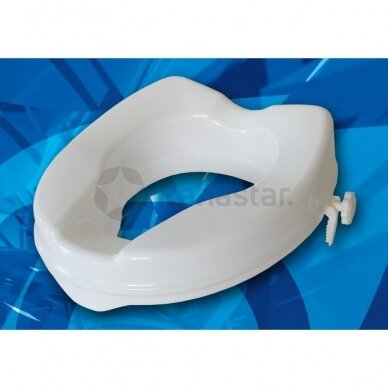 Raised toilet seat without lid Mobilex