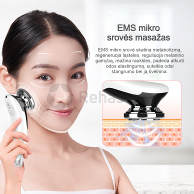 ANLAN EMS Массажер для лица красное и синее светотерапевтическое устройство для красоты